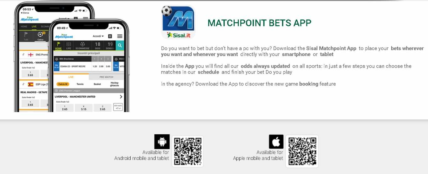 Sisal app for sports betting