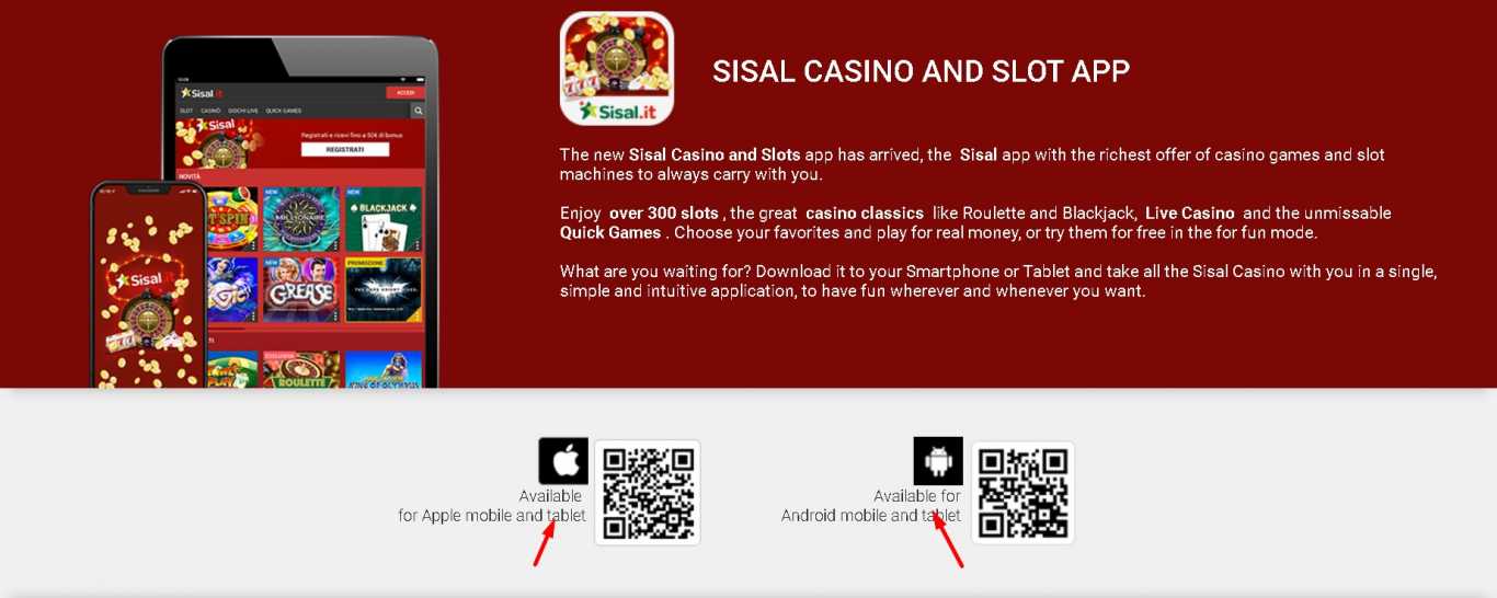 Sisal casino app